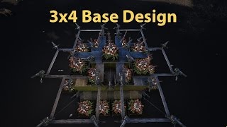 Ark Builds  3x4 Base Design [upl. by Shay]