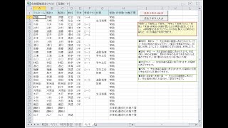 AI時間割2024年度版 動画ガイド 詳細編 ①「エクセルでの準備 名称属性」 [upl. by Aicsile]