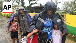 Philippines braces for typhoon Usagi fifth major storm to hit in three weeks [upl. by Eneloj]