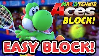 Mario Tennis Aces — How to ALWAYS Block Special Shots Competitive Tutorial [upl. by Imoan939]