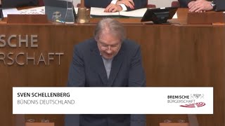 quotWahl des Präsidenten des Rechnungshofsquot Rede Sven Schellenberg Bündnis Deutschland am 25012024 [upl. by Lunna]