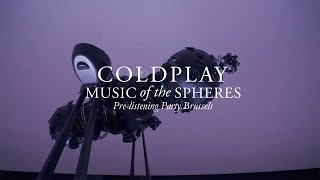 Coldplay quotMusic Of The Spheresquot prelistening party  Planetarium Brussels aftermovie [upl. by Arimaj]