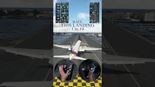 Gibraltar Airport Crosswind Butter Landing  Emirates  Flight Simulator 2024 [upl. by Ydnir]