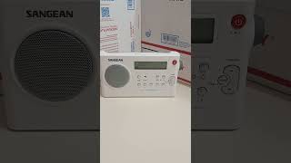 Sangean PRD7 AMFM Digital Rechargeable Portable Radio  White [upl. by Diad993]