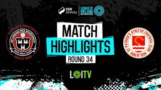 SSE Airtricity Mens Premier Division Round 34  Bohemians 02 St Patrick’s Athletic  Highlights [upl. by Uthrop458]