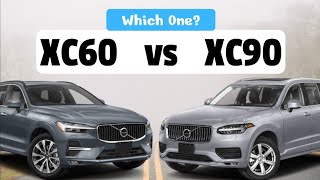 Volvo XC60 2023 vs Volvo XC90 2023  Which One [upl. by Hsevahb]