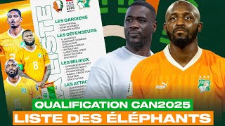 LISTE DES ÉLÉPHANTS POUR LA DOUBLE CONFRONTATIONS CONTRE LA SIERRALEONE [upl. by Enirac]