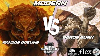 Rakdos Goblins VS Boros Burn MTG Modern [upl. by Enilkcaj283]