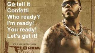 Flo Rida feat David GuettaClub cant handle me Lyrics On Screen [upl. by Akerehs988]