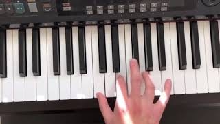 Daniel Thrasher Piano Riff Tutorial read description [upl. by Nomit619]