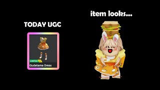 Free Limited UGC🔔Gudetama Dress🔔 [upl. by Clapper197]