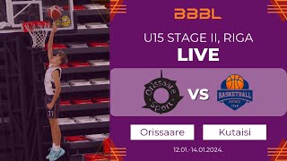 Orissaare 2009 vs BC Kutaisi 2009  BBBL boys U15 [upl. by Farro]