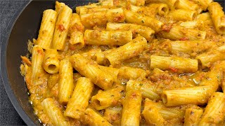 The best Italian pasta Ive ever eaten Easy and creamy eggplants pasta recipe [upl. by Namlaz574]