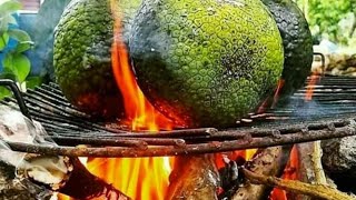 ital salt mackerel Rundown with roast yam roast breadfruit dumping green banana and Ital ackee [upl. by Vincents915]