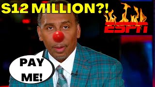 ESPNs Stephen A Smith Wants YOU TO KNOW Hes UNDERPAID At 12 MILLION Per Year WTF [upl. by Irot]