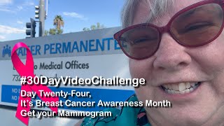 It’s Breast Cancer Awareness Month Get Your Mammogram 30dayvideochallenge [upl. by Aened]