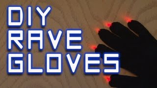 DIY Rave Gloves [upl. by Yttam]