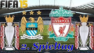 FIFA 15  FC Liverpool gegen Manchester City 2 Spieltag ◄LIV 07► [upl. by Mayram]