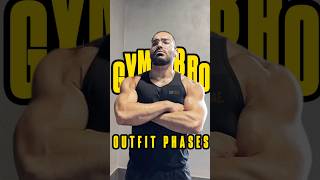 Phases of a GYMBROs Outfit🔥bodybuilding gym fitness shorts [upl. by Schaffel]