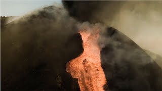 Drone FPV vs Lava  La Palma Eruption 2021 [upl. by Enimassej386]