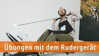 Rudergerät Training Übungen und Rudergerät Test mit Willi weiß Rad [upl. by Gualterio279]