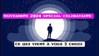 novembre 2024 spécial célibataire ce qui vient à vous 3 choix guidance tirage predictions [upl. by Daph689]