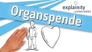 Organspende einfach erklärt explainity® Erklärvideo [upl. by Levan466]