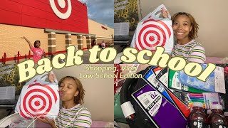 Back to School Shopping Vlog for Law School 📚✏️ [upl. by Eilraep95]