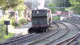 Pannier Tank 5764 Arrives Highley SVR 9th August 2009 [upl. by Barnett174]