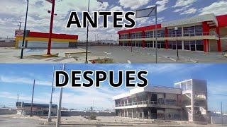 PLAZA COMERCIAL Y OXXO TOTALMENTE ABANDONADO Y QUEMADOS EN PLENO 2024 [upl. by Eyahc599]