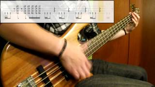 Mudvayne  Dig Bass Cover Play Along Tabs In Video [upl. by Seta]