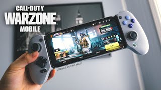 Warzone Mobile on my iphone 15 pro max amp Gamesir Controller Settings Gameplay POV [upl. by Terrence]