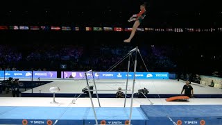 14733 Kaylia Nemour ALG Uneven bars Qual 2023 WAG World Championships [upl. by Areit381]