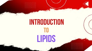 Introduction to Lipids Bio chemistry  Microbiology Biotechnology [upl. by Sammons]