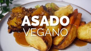 ASADO VEGANO  recetas veganas para Navidad 🎄 [upl. by Erehs]