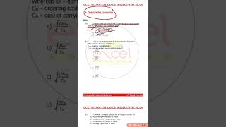 CUET Mcom Entrance Past Year Subject wise MCQs Quantitative Economics Class4 COQP08 shorts [upl. by Natsirc]