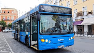 IVECO CityClass CS40 City II ex EMT Madrid en Plaza Esteve  Línea 6 bus urbano de Jerez [upl. by Amick]