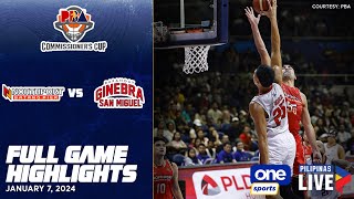 NorthPort vs Brgy Ginebra highlights  PBA Season 48 Commissioners Cup  Jan 7 2023 [upl. by Natsreik]