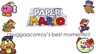 Chuggaaconroy  Best OfFunniest Moments of Paper Mario [upl. by Uriah216]