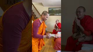 The Kindness Donation Way Of Cambodian Buddhist Monks Between Preh Anothera To Preh Mahathera [upl. by Kuehn907]