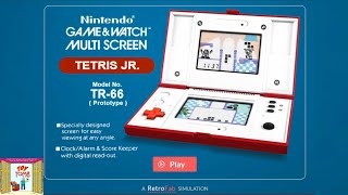 Tetris Jr Game and Watch Prototype Game [upl. by Ekusoyr]