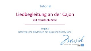 Cajon Tutorial Nr 3 [upl. by Stiegler]