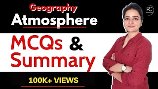 Important MCQs and Summary of Atmosphere Chapter  Geography  SSC Railways CDS State PSCs UPSC [upl. by Levinson]