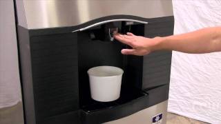 Manitowoc Full Size Cube Ice Machine  Indigo Series w Hotel Dispenser Video ID0453WSFA291 [upl. by Park457]