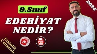 EDEBİYAT NEDİR 2025 Etkinlik Çalışması  9Sınıf Sözün İnceliği Teması  Deniz Hoca PDF📝 [upl. by Virendra]