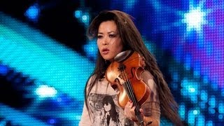 Violinist Analiza Ching  Britains Got Talent 2012 audition  International version [upl. by Aicirt]