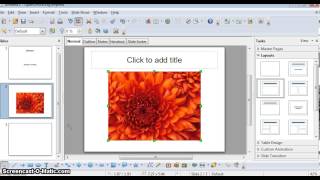 Basic commands to use OpenOffice Presentation [upl. by Ahseyk789]