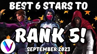 Best 6 Star Champions to Rank 5  September 2023  R5 6 Star Champions Doom Kate Silk Nimrod MCoC [upl. by Screens]