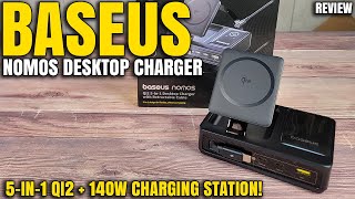 The Ultimate Desktop Charging Station  Baseus Nomos 140W 5In1 Desktop Charger Review [upl. by Amliv197]