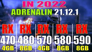 IN 2022  RX 470 vs RX 480 vs RX 570 vs RX 580 vs RX 590  LATEST DRIVER  PC GAMES TEST [upl. by Ecela]